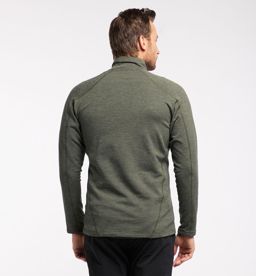 Haglöfs Mens Heron Fleece Green New Zealand 41937JXWK